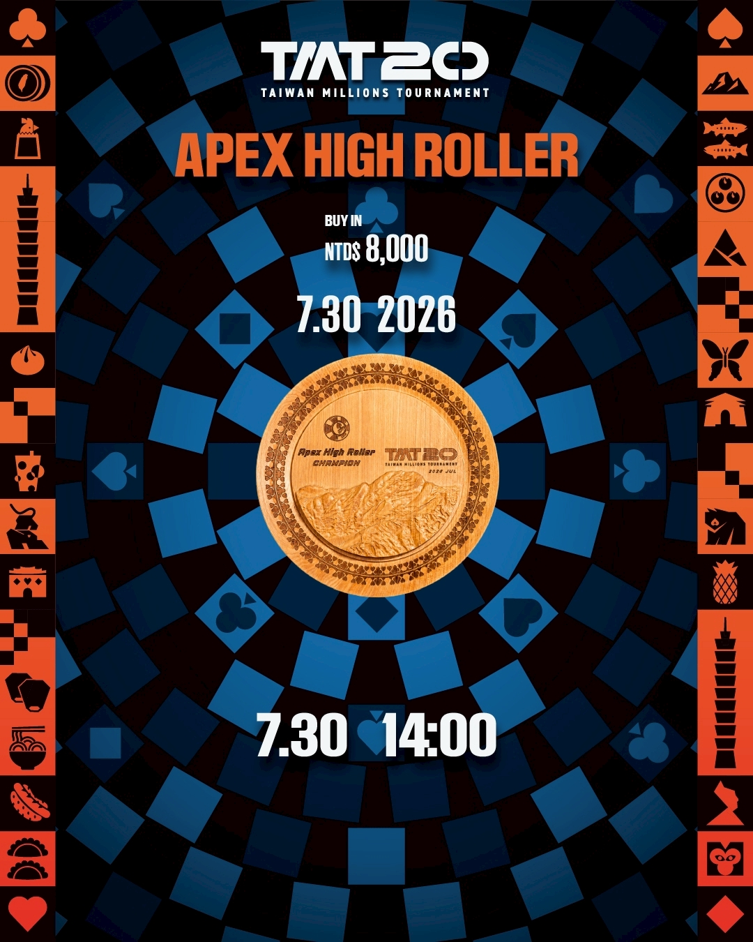TMT20 Apex High Roller 獎盤賽事海報