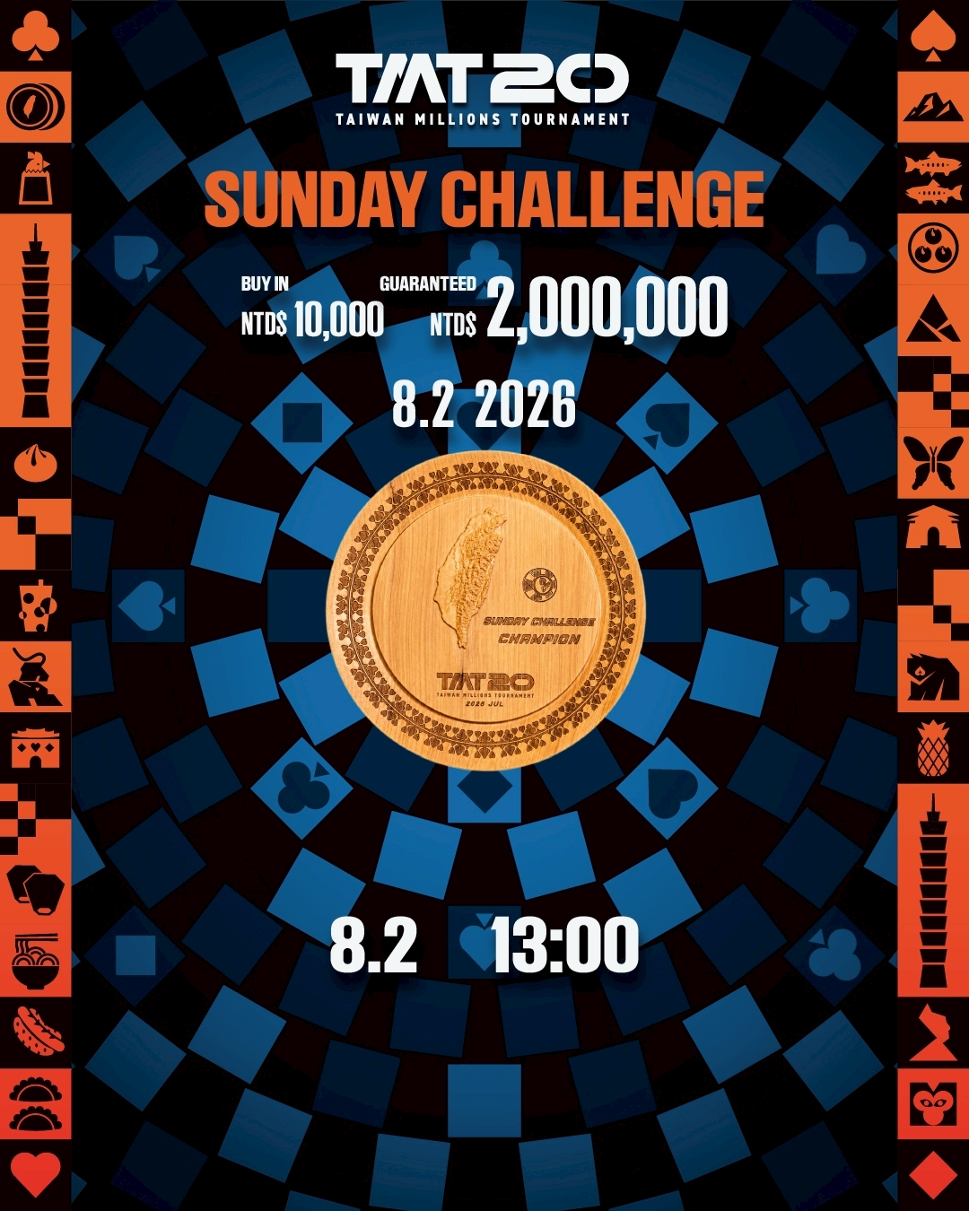 TMT20 Sunday Challenge 獎盤賽事海報